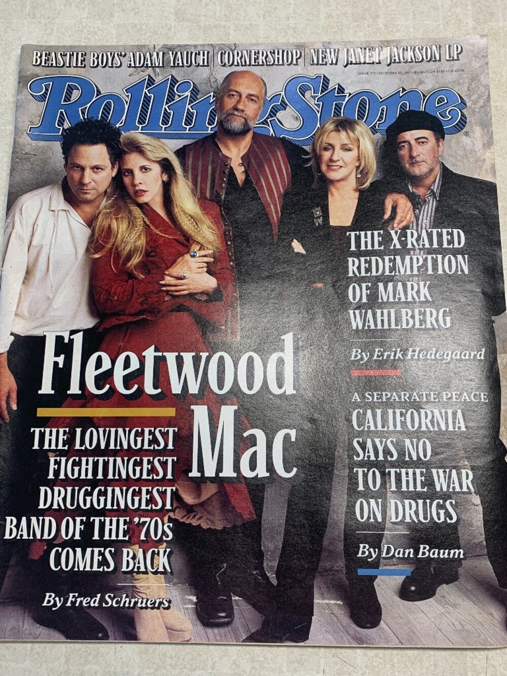 Fleetwood Mac Rolling Stone Magazine October 30th, 1997 Issue 772